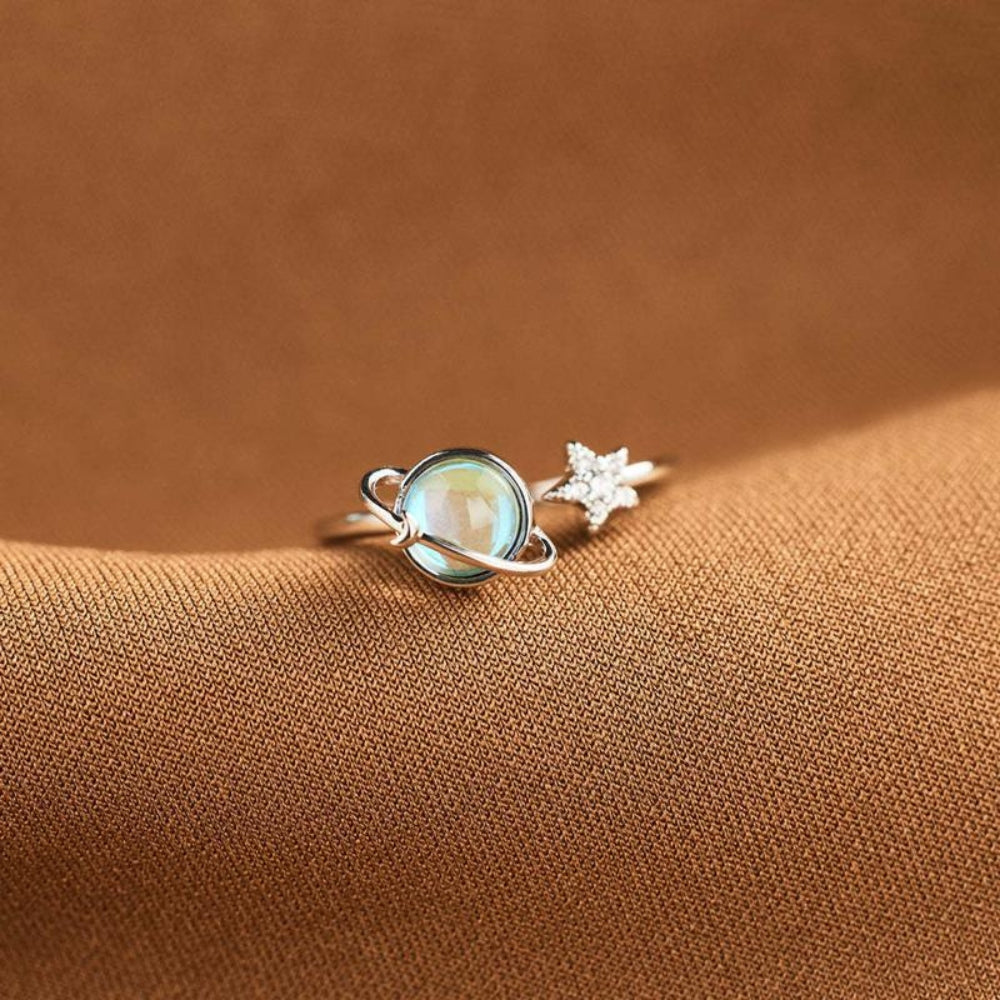 Anello con Stella e Pianeta dedicato alle Figlie