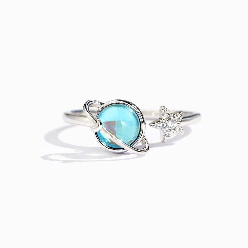 Anello con Stella e Pianeta dedicato alle Figlie