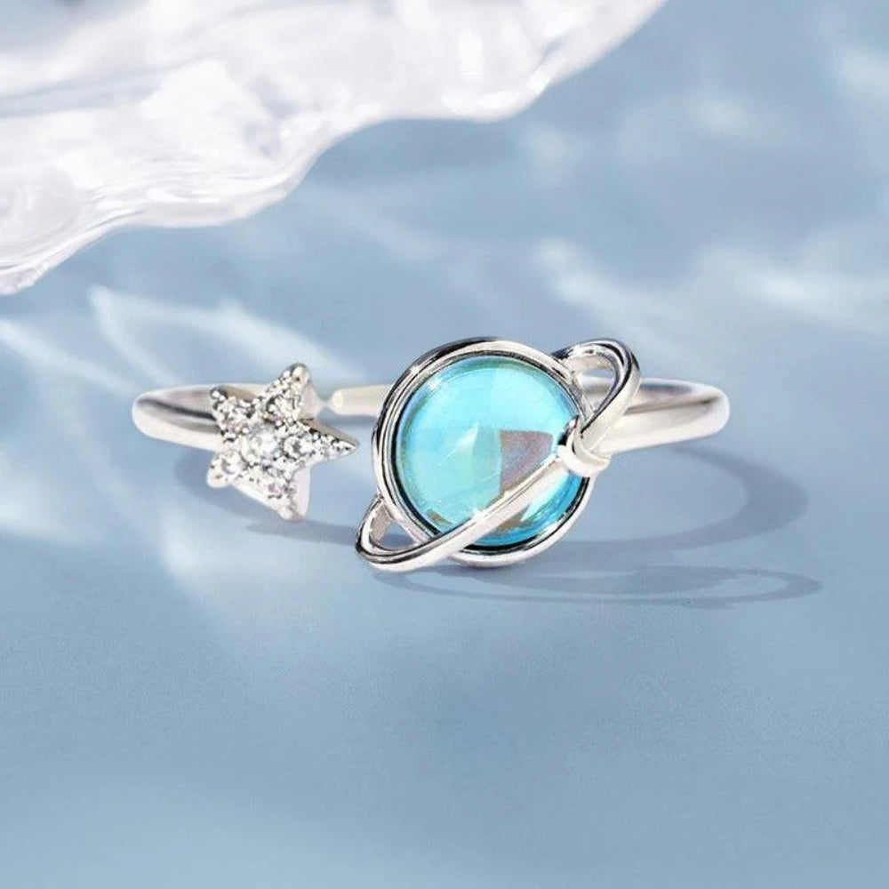 Anello con Stella e Pianeta dedicato alle Figlie